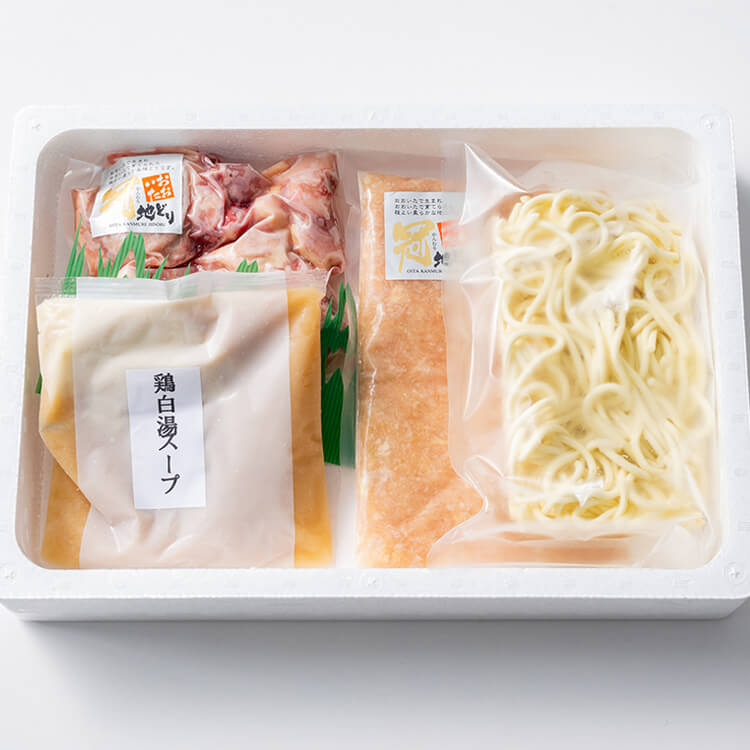 【大分県】絆屋 おおいた冠地どり 鶏白湯鍋セット ※冷凍配送