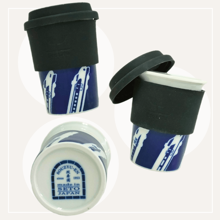 【送料込み】【数量限定】【京都府】京都のお茶と当社限定新幹線デザイン瀬戸焼タンブラーでご自宅くつろぎセット(京都府茶協同組合)