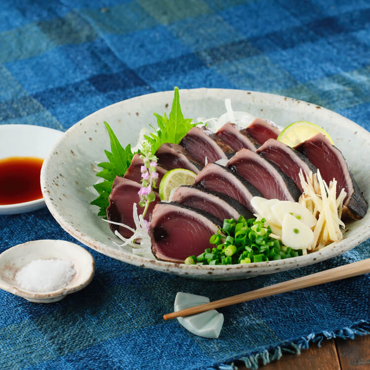 【高知県】龍馬の完全藁焼き鰹タタキ＆鰹漬け丼セット(ハマヤ) ※冷凍配送