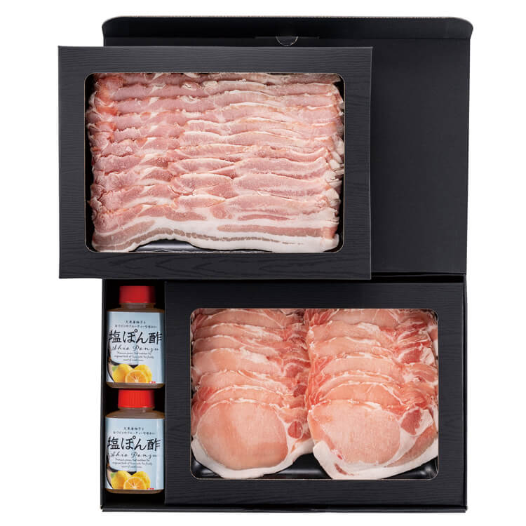 【岡山県】おかやまピーチポークしゃぶしゃぶセット ５６０ｇ(石井食品) ※冷凍配送