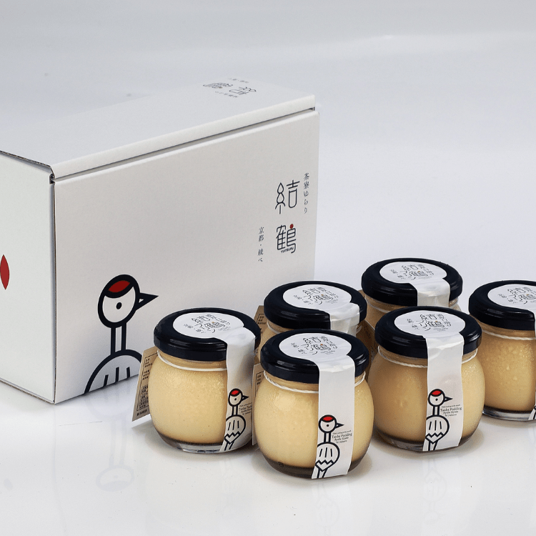 【送料込み】【京都府】結鶴プリン6個セット(バニラ)(茶寮ゆらり) ※冷蔵配送