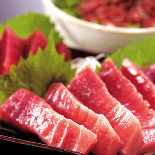 【送料込み】【静岡県】天然南まぐろ赤身・中とろ刺身（定型柵）　※冷凍配送