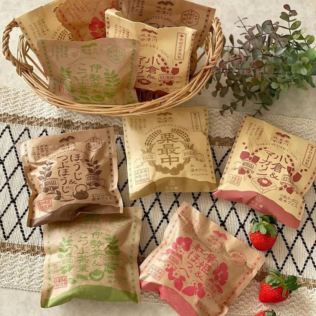 【送料込み】【岐阜県】中津川市之瀬　最中アイス 6個入 ※冷凍配送 【熨斗対応可】 6個入