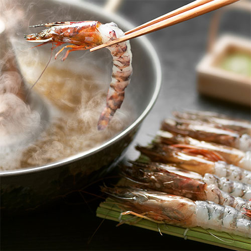 【送料込み】【大分県】絆屋　車海老のしゃぶしゃぶ　※冷凍配送