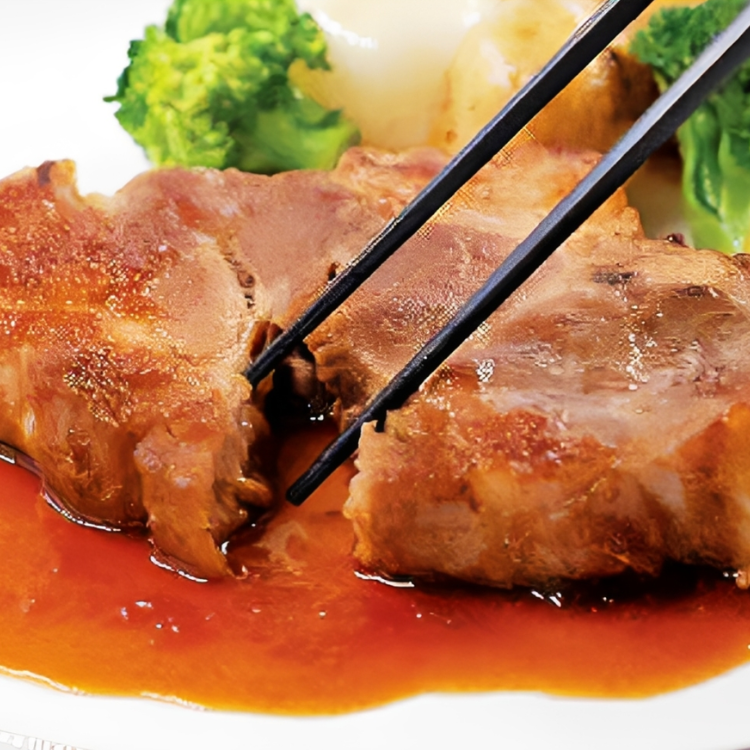 【送料込み】【兵庫県】デリシャエールほろほろポークステーキ  ※冷凍配送