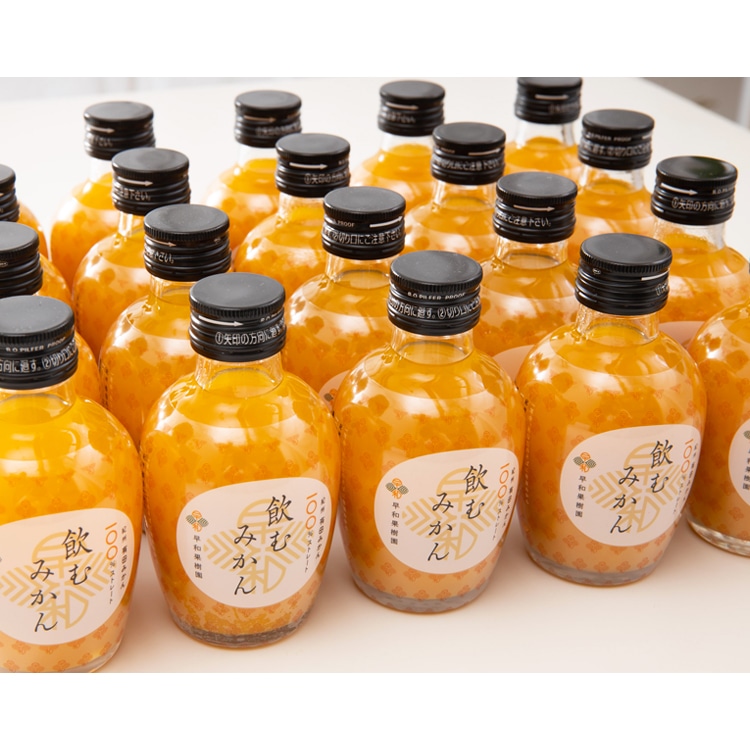 【送料込み】【和歌山県】有田みかんジュース「飲むみかん」２０本セット