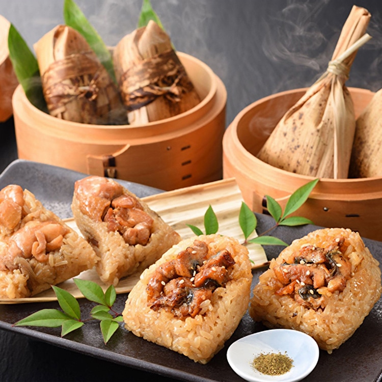 【送料込み】【山口県】林兼産業 うなぎおこわと赤鶏ちまきセット ※冷凍配送