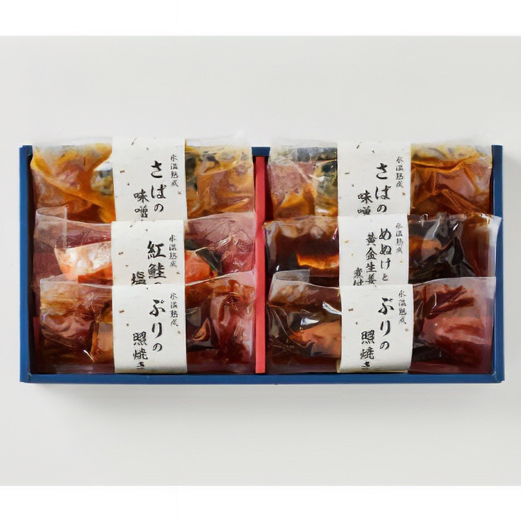 【送料込み】氷温熟成　煮魚・焼魚ギフトセット６切 ※冷凍配送