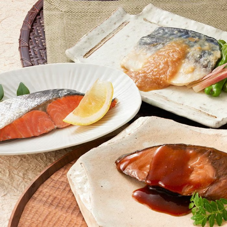 【送料込み】氷温熟成　煮魚・焼魚ギフトセット６切 ※冷凍配送