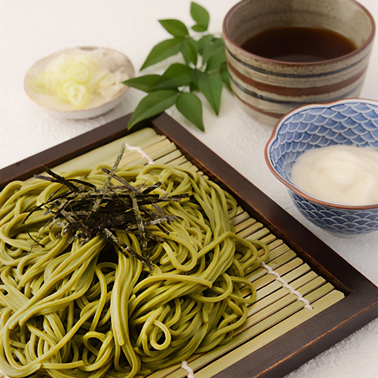 【送料込み】【東京都】浅草むぎとろ　とろろ茶そば６食セット