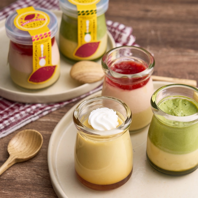 【送料込み】【北海道】さつまいもプリンセット　６個  ※冷凍配送