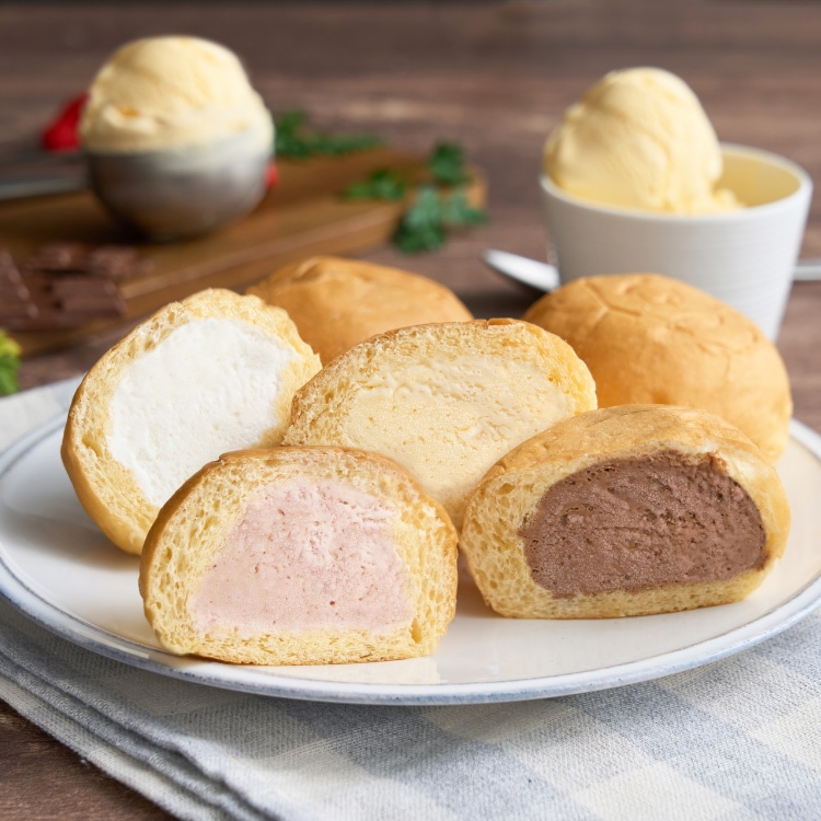 【送料込み】【広島県】八天堂 まるでアイスなくりーむパン 6個 ※冷凍配送