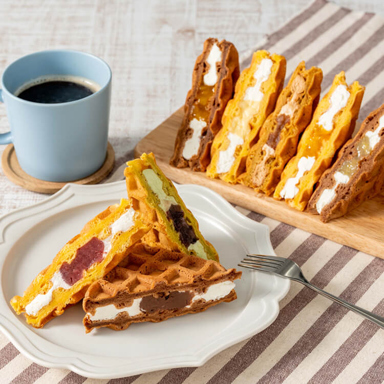 【長崎県】ボンパティ ワッフルバラエティセット ８個【送料込み】 ※冷凍配送