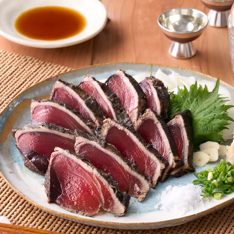 【高知県】完全藁焼き鰹タタキ「龍馬タタキ」２節セット(ハマヤ)【送料込み】 ※冷凍配送