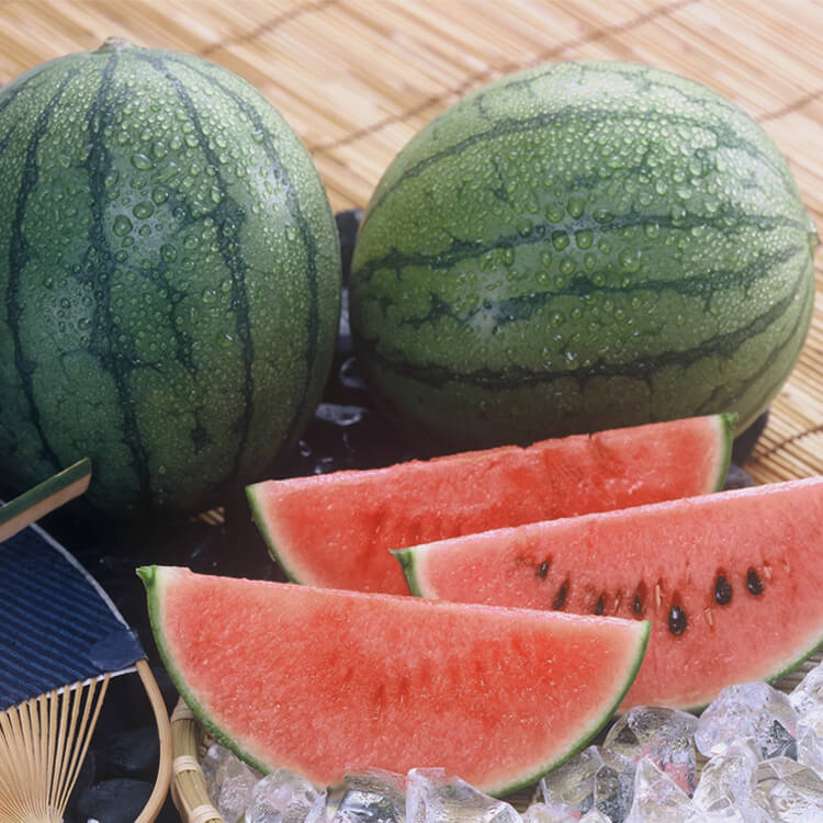 【山形県】尾花沢産 小玉すいか 2玉(丸松青果)【送料込み】