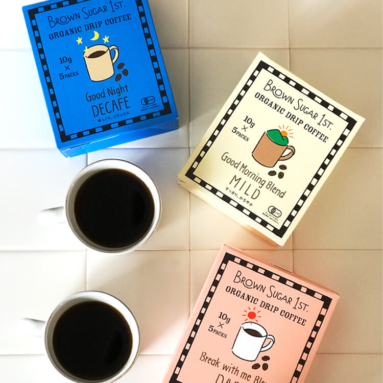 【東京都】オーガニックドリップコーヒー ４箱(ブラウンシュガー１ST)