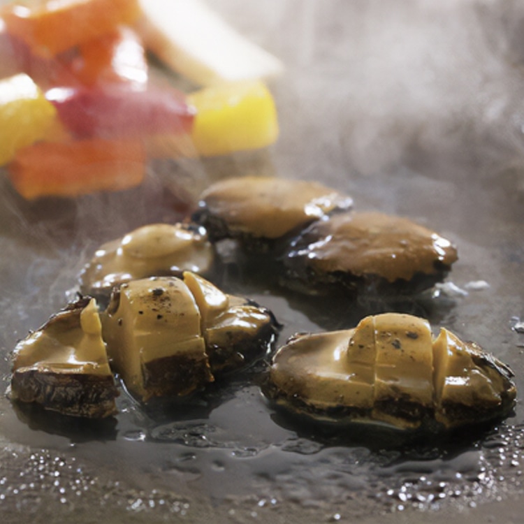 【送料込み】信玄 小粒あわびステーキ１００g×３