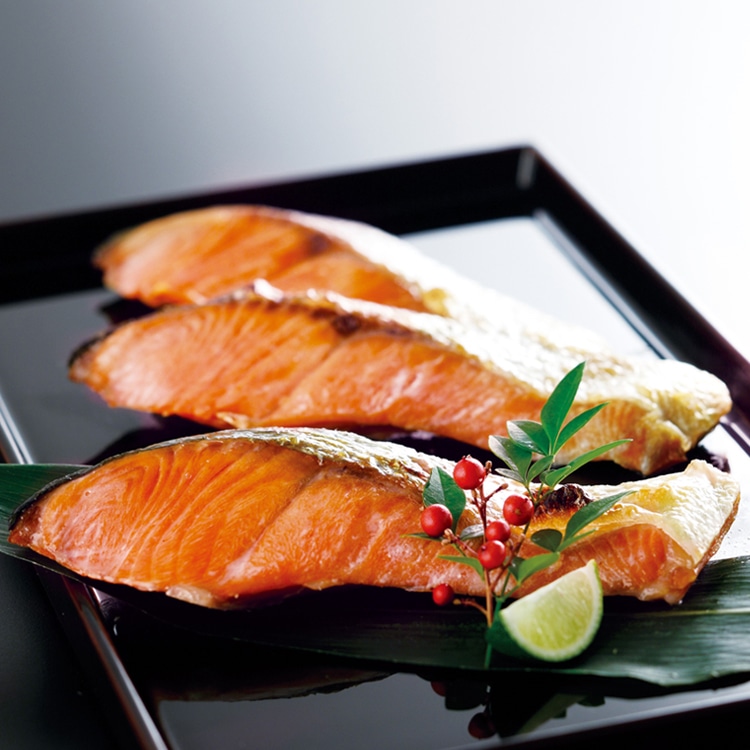 【送料込み】北田 塩紅鮭半身切身800ｇ ※冷凍配送