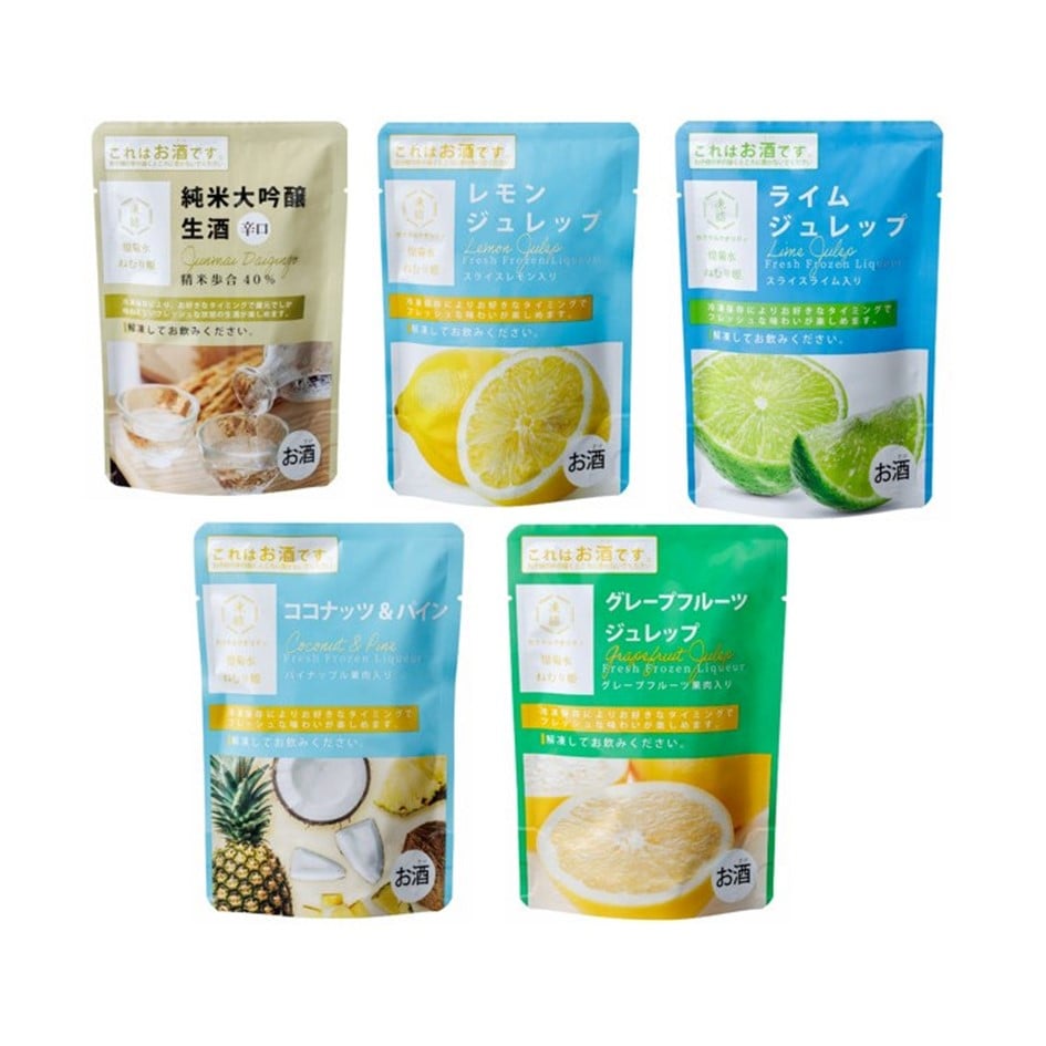 【送料込み】【高知県】凍結酒　煌菊水　ねむり姫　アソートセット（清酒・リキュール5種×各2） ※冷凍配送