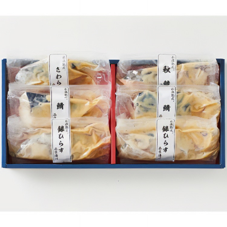 【送料込み】氷温熟成　西京漬けギフトセット６切  ※冷凍配送