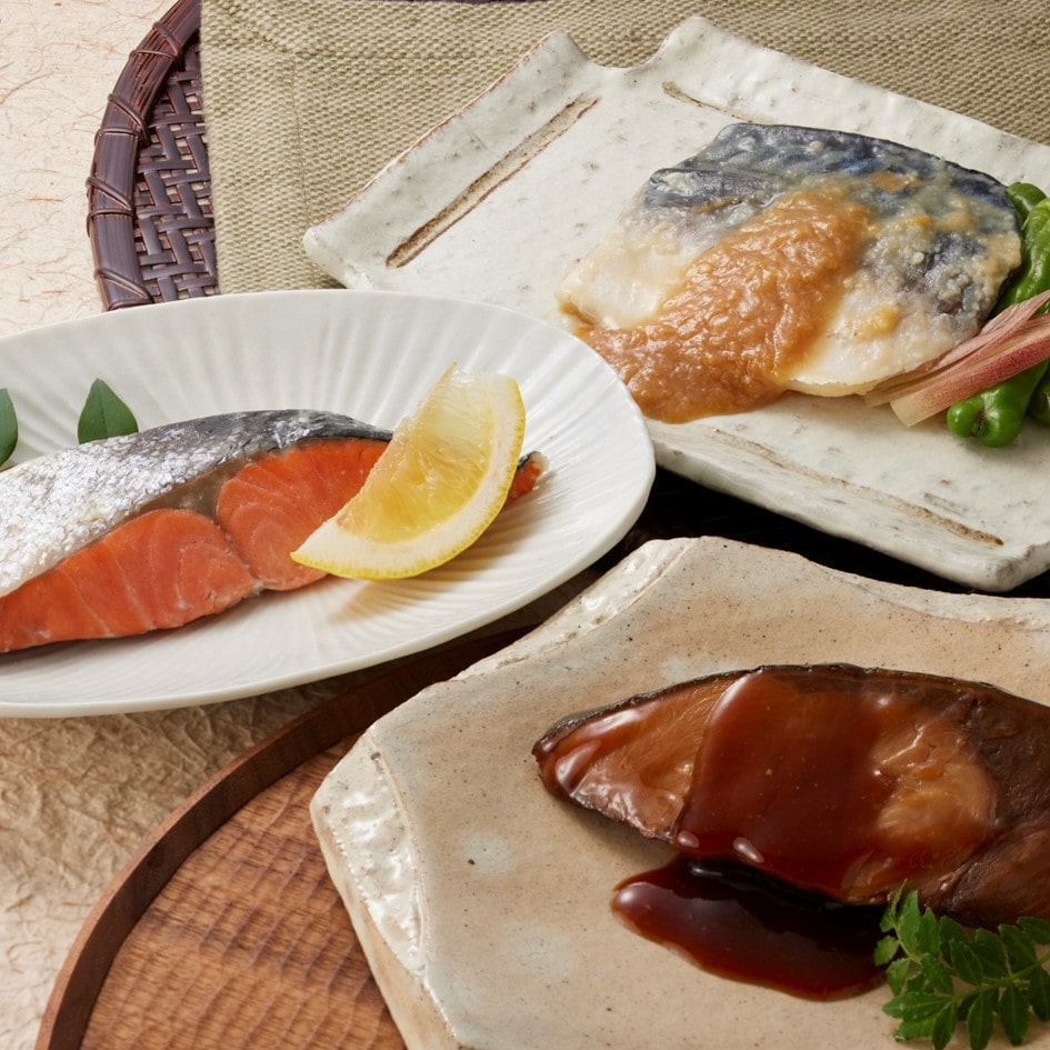 【送料込み】氷温熟成 煮魚焼き魚セット 10切 ※冷凍配送