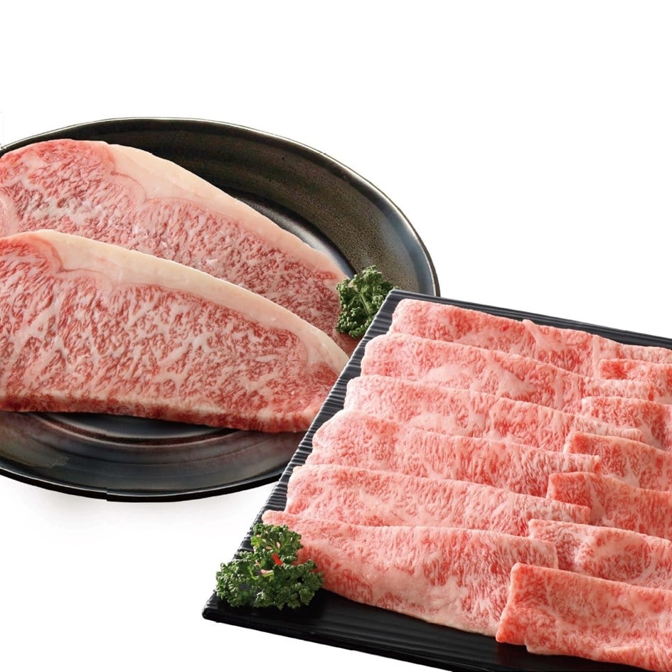【送料込み】【宮崎県】宮崎牛ステーキ・すき焼きしゃぶしゃぶセット ※冷凍配送