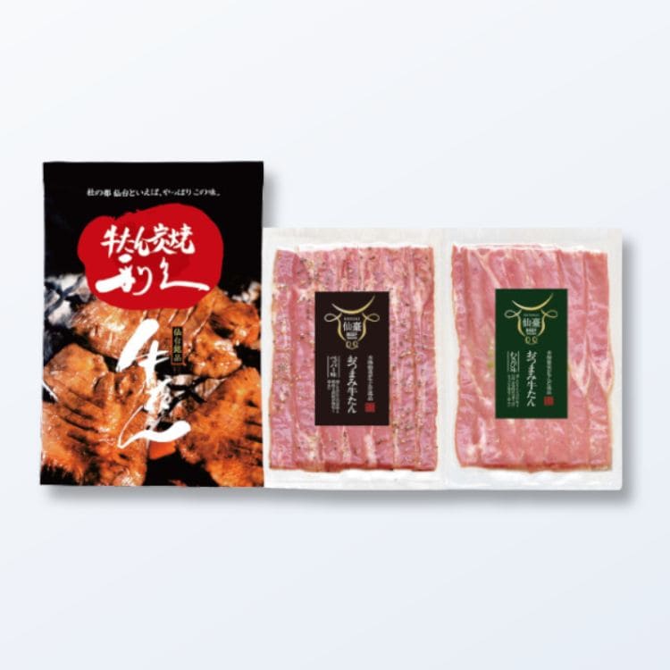 【送料込み】【宮城県】利久牛たん・おつまみ牛たんセットB ※冷凍配送