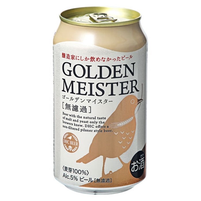 【送料込み】【東京都】ＤＨＣビール ゴールデンマイスター 無濾過 缶 350mlx 24（ディーエイチシー）