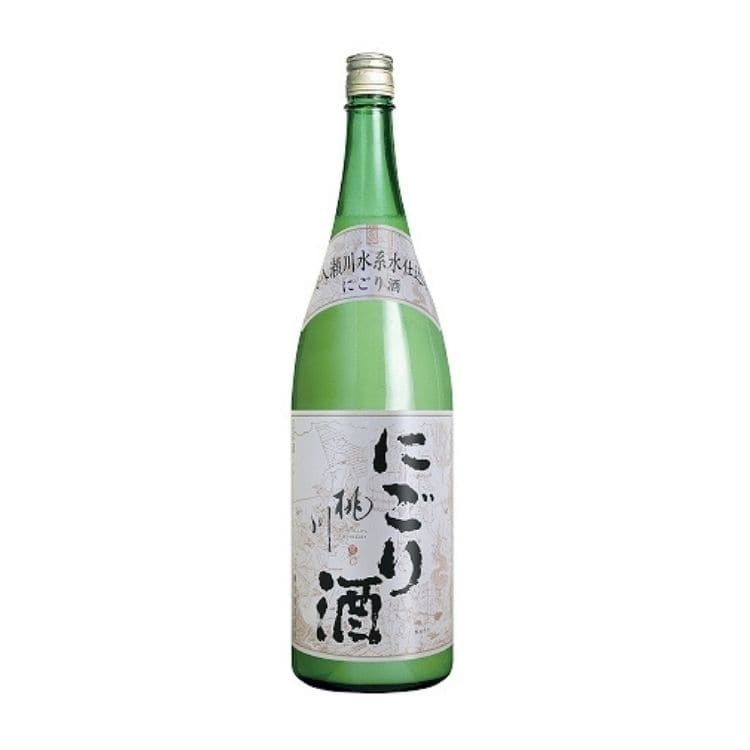 【送料込み】【青森県】桃川 清酒佳撰銀松 桃川 にごり酒 1800ml x1