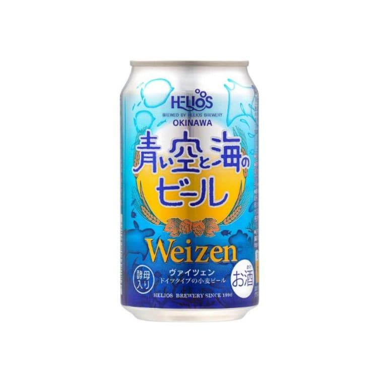 【送料込み】【沖縄県】ヘリオス 青い空と海のビール 缶 350ml x24