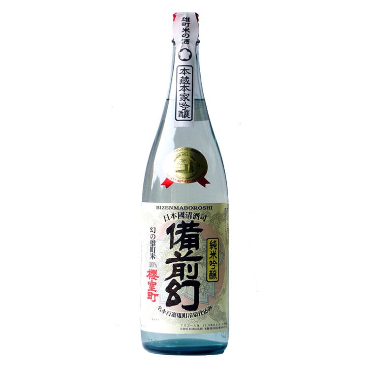 【送料込み】【岡山県】室町酒造 櫻室町 純米吟醸酒「備前幻」 1.8L x1