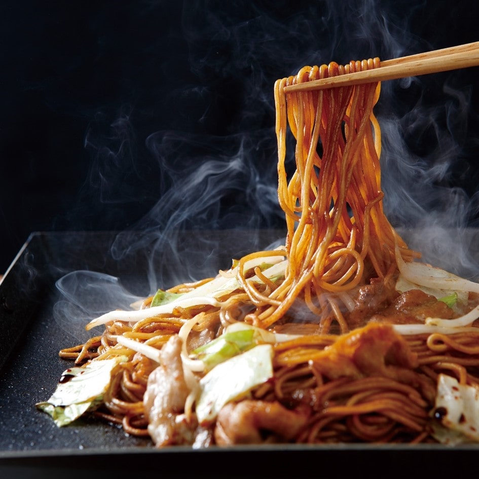 【送料込み】【愛知県】深蒸し仕立て焼きそば2食セット 8個入(大磯屋製麺所)※冷蔵配送