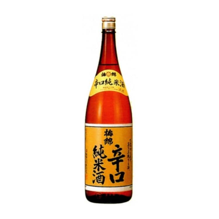 【送料込み】【愛媛県】梅錦山川 梅錦 純米酒 辛口  1.8L