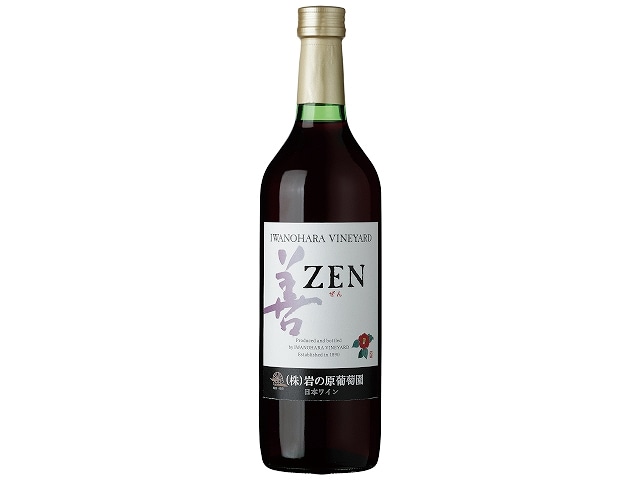 【送料込み】【新潟県】岩の原 善 赤  720ml（岩の原葡萄園）