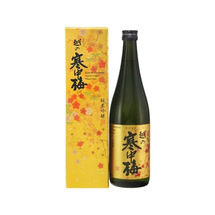 【送料込み】【新潟県】新潟銘醸 越の寒中梅 純米吟醸 金ラベル 720ml