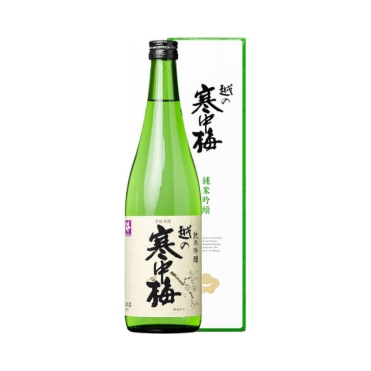 【送料込み】【新潟県】新潟銘醸 越の寒中梅 純米吟醸 箱入 720ml x1