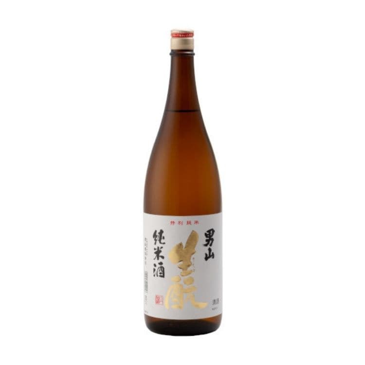 【送料込み】【北海道】男山 生もと純米酒  1.8L x1