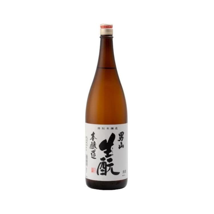 【送料込み】【北海道】男山 生もと本醸造 1.8L x1