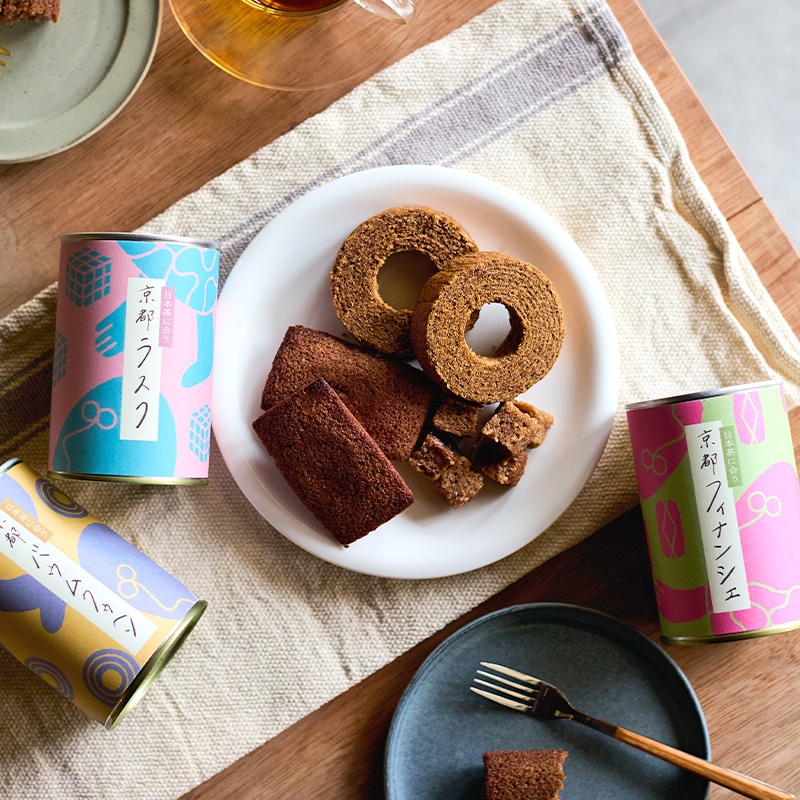 【送料込み】【京都府】GOOD CACAO 日本茶に合う焼き菓子缶３種セット（ GOOD NATURE MARKET）