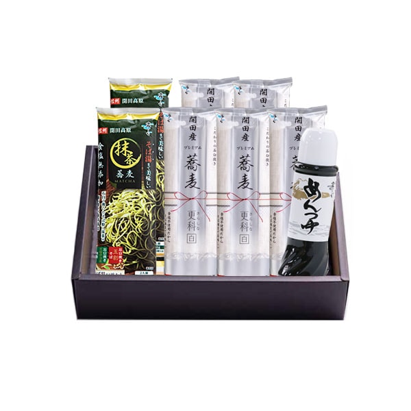 【送料込み】【長野県】開田産更科・抹茶蕎麦ギフト（霧しな）