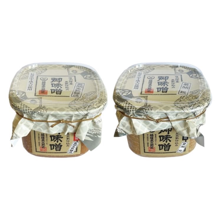 【送料込み】【長野県】中千成味噌セット(稲垣来三郎匠)