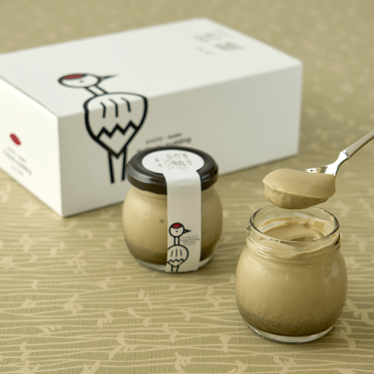 【送料込み】【京都府】結鶴プリン6個セット（バニラ/ほうじ茶 各3個）（茶寮ゆらり） ※冷蔵配送