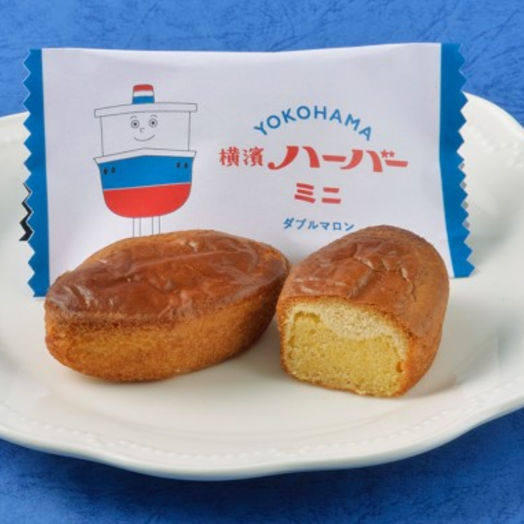 【送料込み】【神奈川県】横濱ハーバーミニダブルマロン５個（ありあけ）