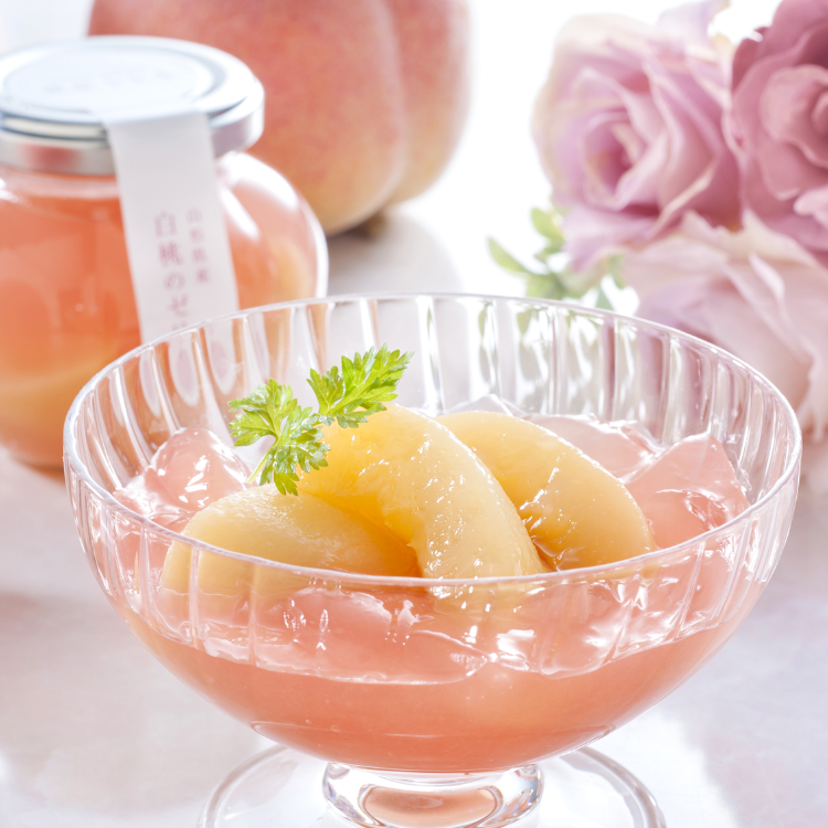 【母の日限定】【東京都】銀座トトキ監修 山形県産白桃のゼリー 【送料込み】