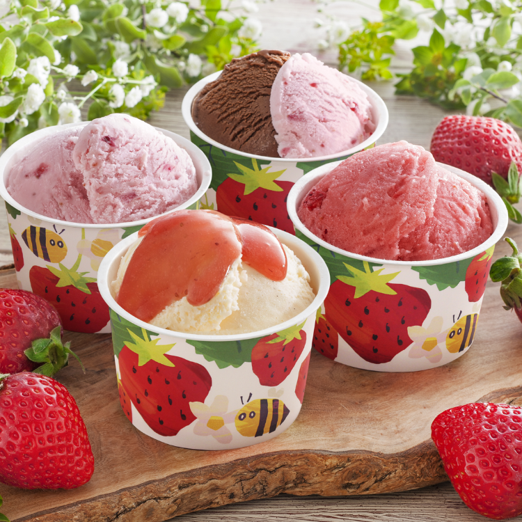 【父の日限定】【福岡県】博多あまおうのこだわりアイス【送料込み】 ※冷凍配送