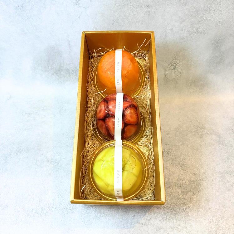 【京都府】果実生ゼリー3種(千馬MIYABI)【送料込み】 ※冷蔵配送