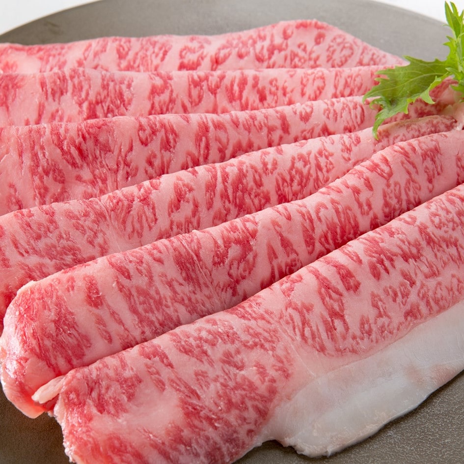 【送料込み】【福島県】黒毛和牛サーロインすき焼き肉（A4~５等級） /石川はちみつ牛 ※冷凍配送