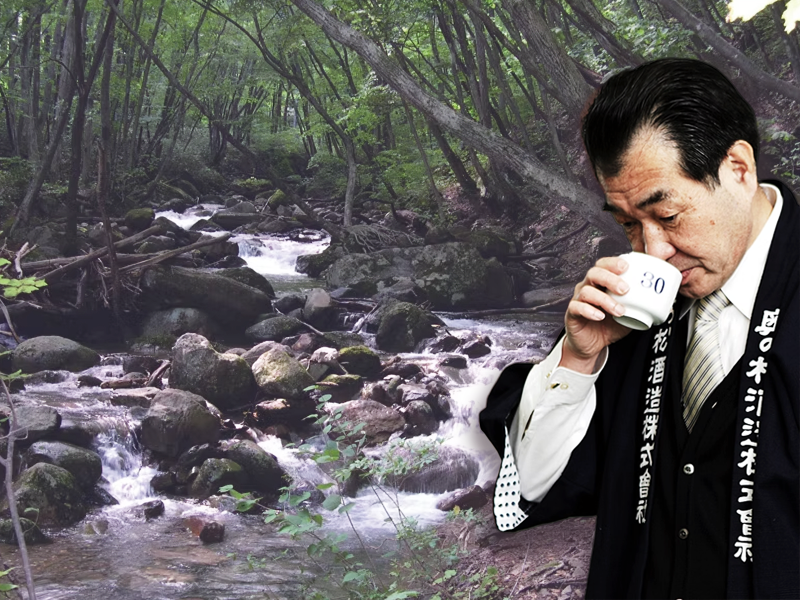 名峰・安達太良山の伏流水