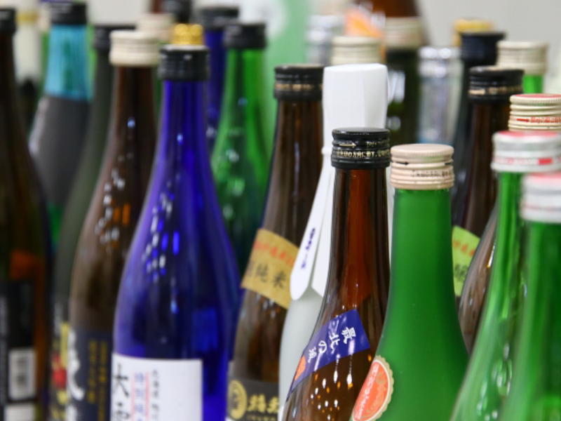 立ち並ぶ日本酒