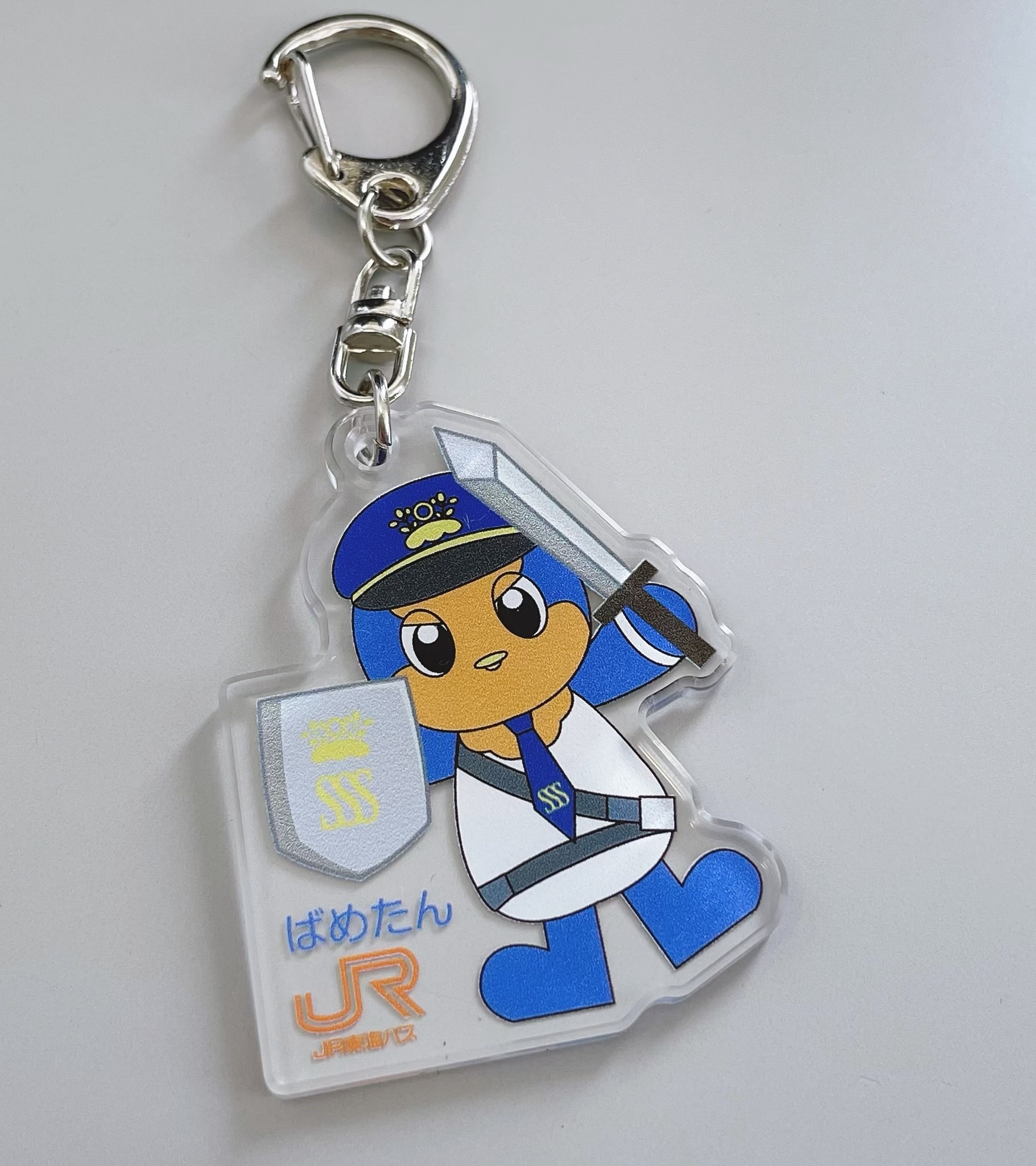 【完売】JR東海バス「ばめたんアクリルキーホルダー(勝負運ver.)」